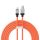 Baseus CoolPlay USB-A - Type-C kábel 100W 2m - narancssárga