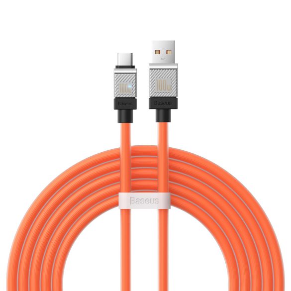Baseus CoolPlay USB-A - Type-C kábel 100W 2m - narancssárga