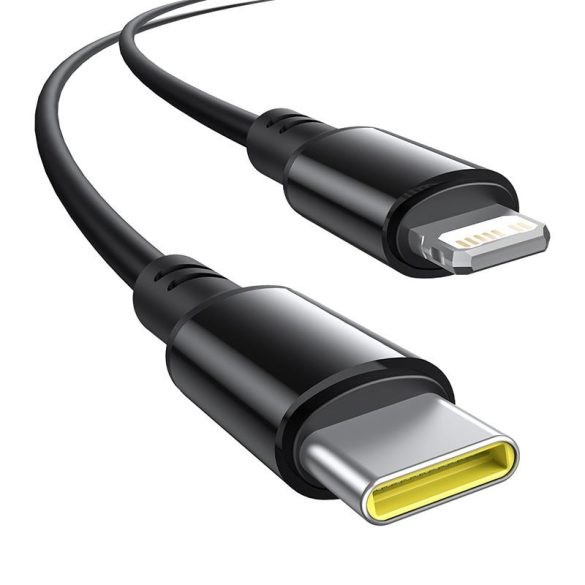 Baseus Circular autós töltő 1xUSB-A és 1xUSB-C csatlakozással + rögzített Type-C és Lightning kábel 60W - fekete