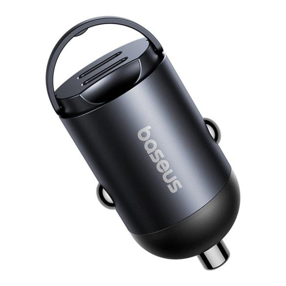 Baseus Tiny Star Mini autós töltő 2xUSB-C csatlakozással 30W - fekete