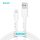 BWOO X172L USB-A - Lightning kábel 3A 1m - fehér BWOO X172L USB-A - Lightning kábel 3A 1m - fehér