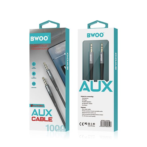 BWOO BO-AUX064 AUX kábel ​​3,5mm jack - 3,5mm jack