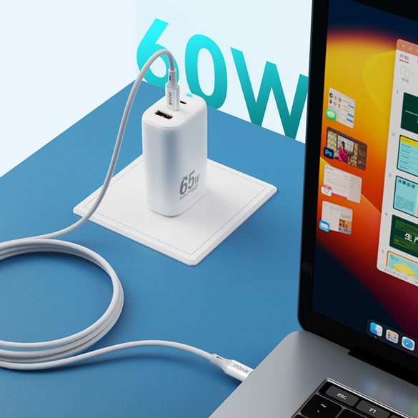 BWOO X279C-L Fast Type-C - Type-C kábel 60W 1m