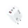 BWOO CDA147 hálózati töltő 1xUSB-A és 2xUSB-C csatlakozással 65W - fehér