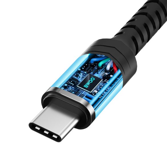 BWOO BZ47 AUX 3,5mm jack - USB-C audio adapter - fekete