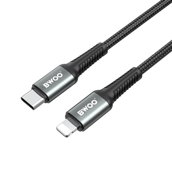BWOO Braided Type-C - Lightning kábel 30W 3m