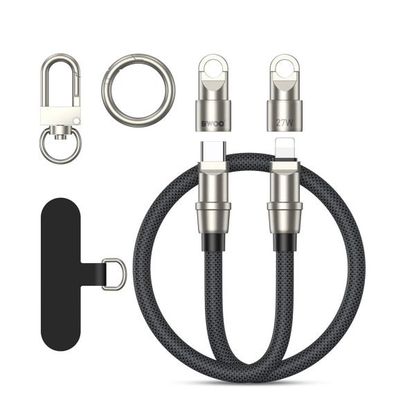 BWOO String Type-C - Type-C kábel 60W 0.3m
