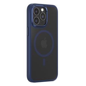 Comma Joy Elegant MagSafe-kompatibilis tok iPhone 15 - kék