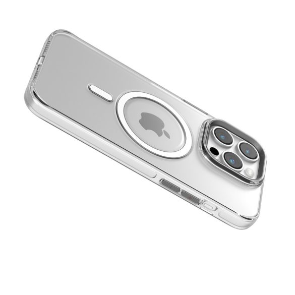 Comma Crystal MagSafe-kompatibilis tok iPhone 15 - átlátszó