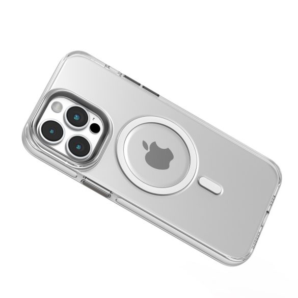 Comma Crystal MagSafe-kompatibilis tok iPhone 15 - átlátszó