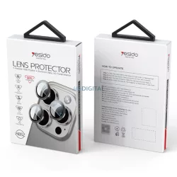   Yesido Lens Protector WB52 iPhone 16 Pro / 16 Pro Max, BLACK / FEKETE