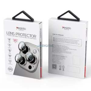 Yesido Lens Protector WB52 iPhone 16 Pro / 16 Pro Max, BLACK / FEKETE