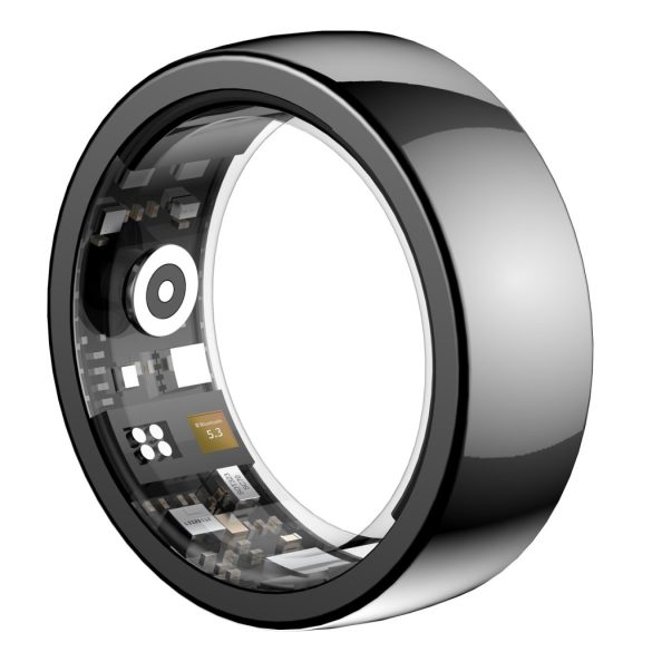 Riversong Trinity okosgyűrű SR01 7-es méret (belső átmérő 17mm) - fekete