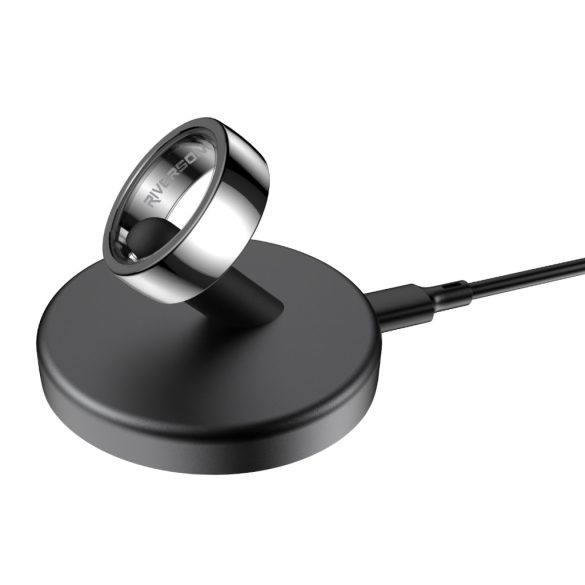 Riversong Trinity okosgyűrű SR01 7-es méret (belső átmérő 17mm) - fekete