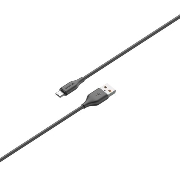 Riversong CM85 Beta USB-A - microUSB kábel 1m 3A - fekete