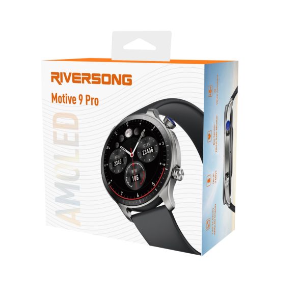 Riversong SW901 Motive 9 Pro okosóra AMOLED űrszürke
