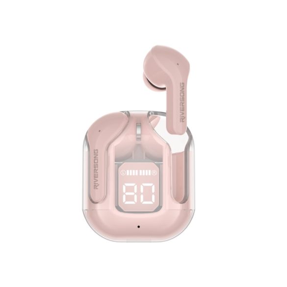 Riversong EA233 AirFly M2 Bluetooth fülhallgató TWS - rózsaszín