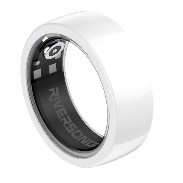 Riversong Trinity okosgyűrű SR01 8-as méret (belső átmérő 18mm) - fehér