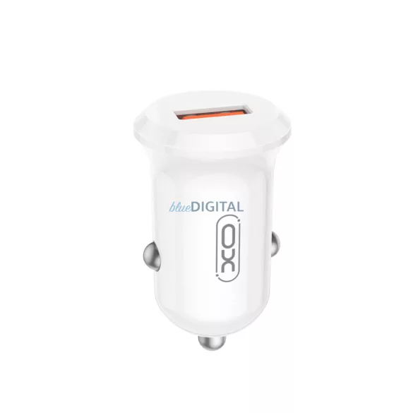 XO autós töltő CC68 18W QC 1x USB fehér