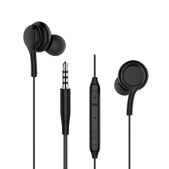 WIWU EB310 vezetékes fülhallgató 3.5mm jack - fekete