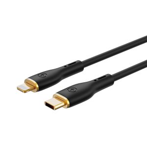 WIWU YQ01 Type-C - Lightning kábel 30W 1.2m - fekete