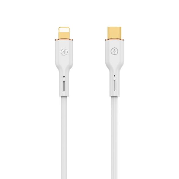 WIWU YQ01 Type-C - Lightning kábel 30W 1.2m - fehér