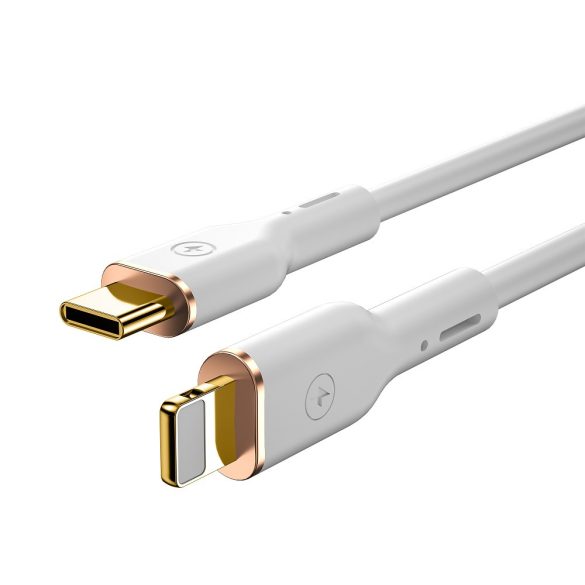 WIWU YQ01 Type-C - Lightning kábel 30W 1.2m - fehér