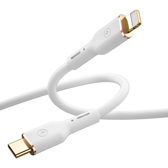 WIWU YQ01 Type-C - Lightning kábel 30W 1.2m - fehér
