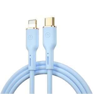 WIWU YQ01 Type-C - Lightning kábel 30W 1.2m - kék