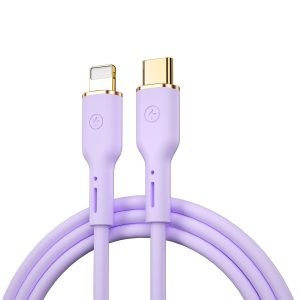 WIWU YQ01 Type-C - Lightning kábel 30W 1.2m - lila