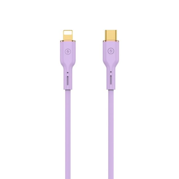 WIWU YQ01 Type-C - Lightning kábel 30W 1.2m - lila