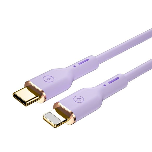 WIWU YQ01 Type-C - Lightning kábel 30W 1.2m - lila