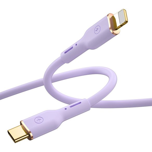 WIWU YQ01 Type-C - Lightning kábel 30W 1.2m - lila