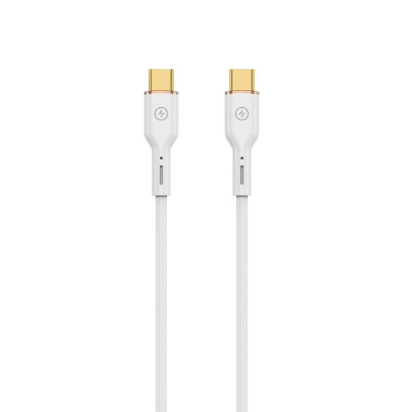 WIWU YQ02 Type-C - Type-C kábel 100W 1.2m - fehér