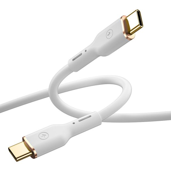 WIWU YQ02 Type-C - Type-C kábel 100W 1.2m - fehér