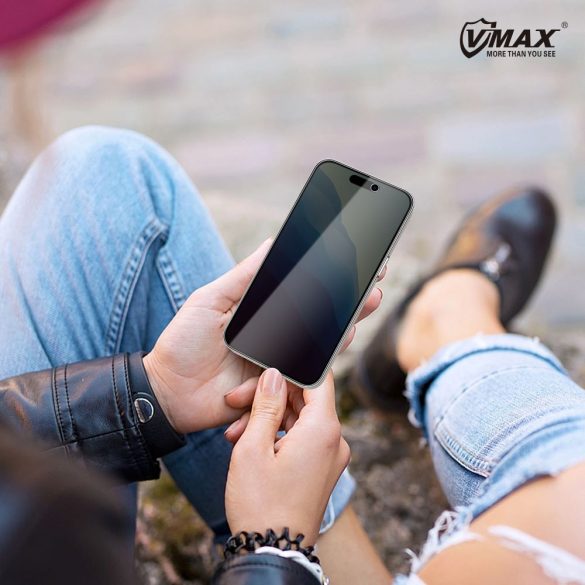 VMax betekintésvédett 0.33mm 2,5D edzett üveg Xiaomi Redmi Note 12 Discovery/12 Pro 5G/12 Pro Plus