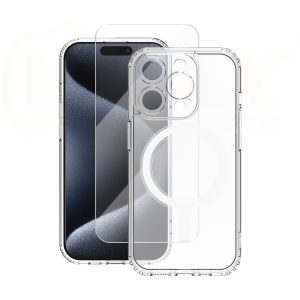 VMax tok + üvegfólia iPhone 14 Pro - átlátszó