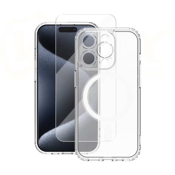 VMax tok + üvegfólia iPhone 14 Pro - átlátszó