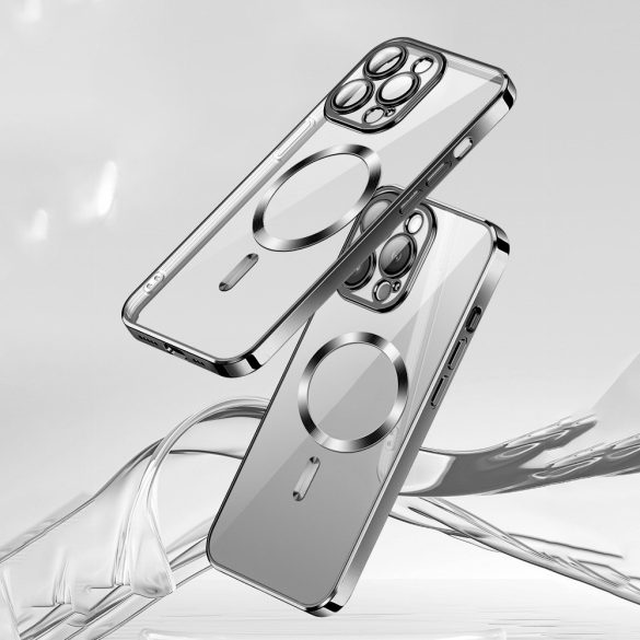 VMax Electroplating Mag TPU MagSafe-kompatibilis tok iPhone 14 Pro - fekete