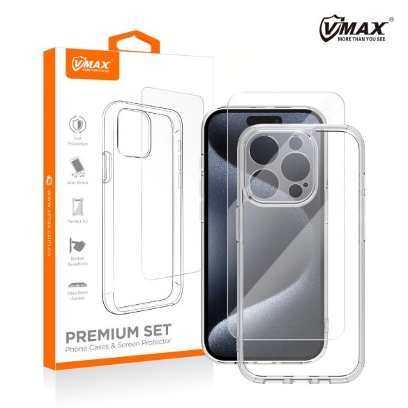 VMax tok + üvegfólia Samsung Galaxy S22 - átlátszó