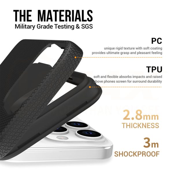 VMax Triangle tok iPhone 7 Plus/8 Plus - fekete