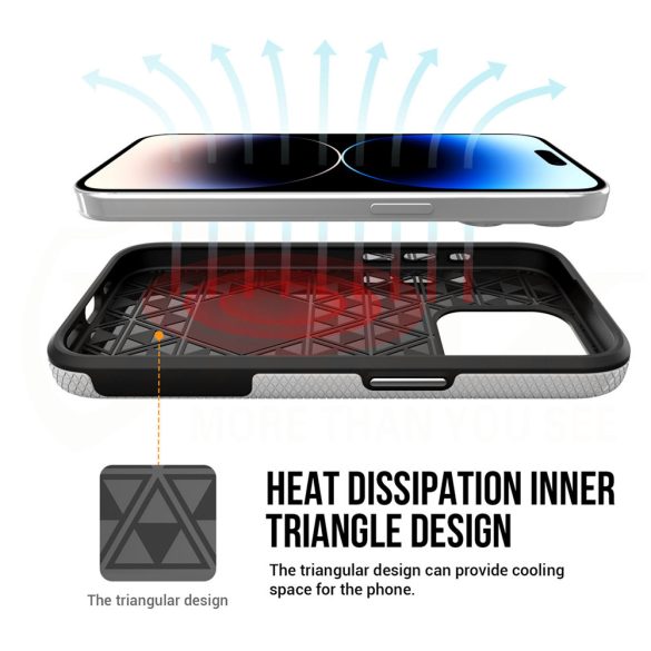 VMax Triangle tok Samsung Galaxy S24 Plus - ezüst színű