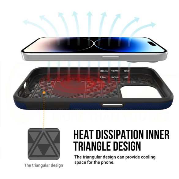 VMax Triangle tok Samsung Galaxy A05s - tengerészkék