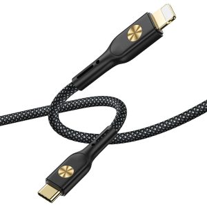 WIWU Wi-C035 City Type-C - Lightning kábel 30W 1.2m - fekete
