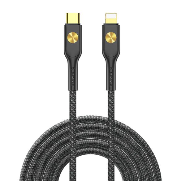 WIWU Wi-C035 City Type-C - Lightning kábel 30W 1.2m - fekete