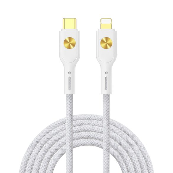 WIWU Wi-C035 City Type-C - Lightning kábel 30W 1.2m - fehér