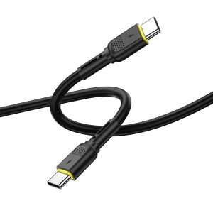 WIWU Wi-C034 Speed Type-C - Type-C kábel 60W 1.2m - fekete