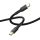WIWU Wi-C034 Speed Type-C - Type-C kábel 60W 1.2m - fekete WIWU Wi-C034 Speed Type-C - Type-C kábel 60W 1.2m - fekete