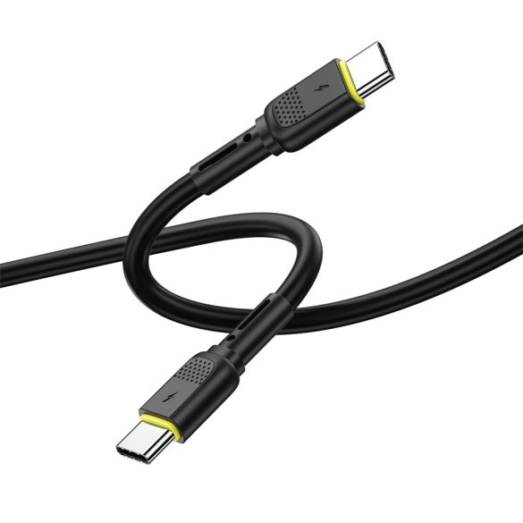 WIWU Wi-C034 Speed Type-C - Type-C kábel 60W 1.2m - fekete