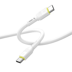 WIWU Wi-C034 Speed Type-C - Type-C kábel 60W 1.2m - fehér